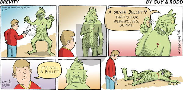 Brevity on Sunday March 30, 2008 Comic Strip