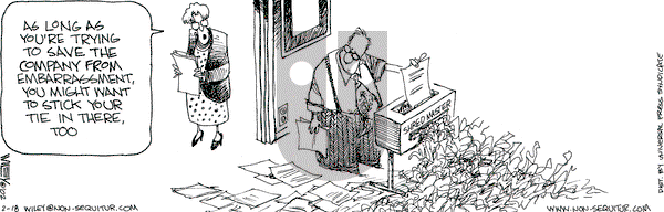 Non Sequitur on Saturday March 9, 2002 Comic Strip