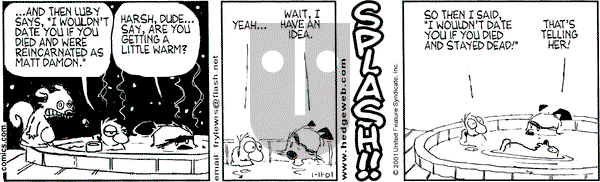 Over the Hedge on Thursday January 11, 2001 Comic Strip