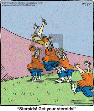 In the Bleachers on Friday July 12, 2019 Comic Strip
