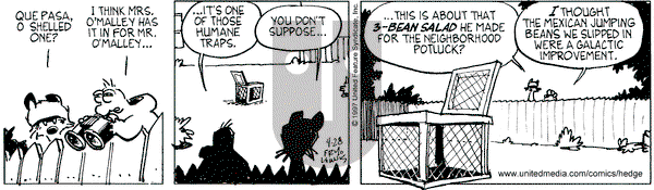 Over the Hedge on Monday April 28, 1997 Comic Strip