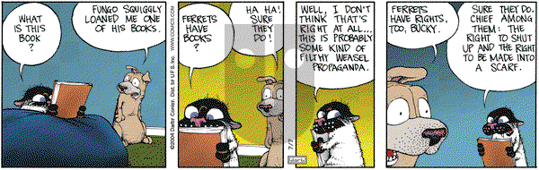 Get Fuzzy on Wednesday July 7, 2004 Comic Strip