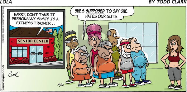 Lola on Sunday October 16, 2011 Comic Strip