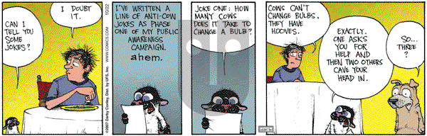 Get Fuzzy on Monday October 22, 2007 Comic Strip