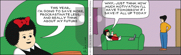 Nancy on Tuesday January 1, 2019 Comic Strip