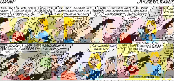 Luann on Sunday December 28, 2003 Comic Strip