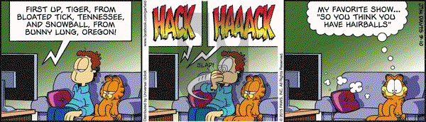 Garfield on Thursday September 10, 2015 Comic Strip