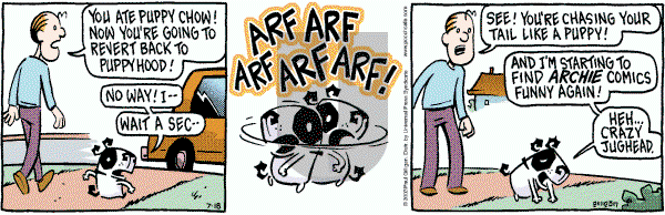 Pooch Cafe on Friday July 18, 2003 Comic Strip