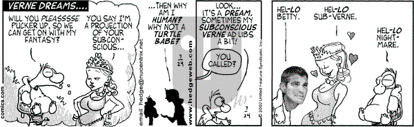 Over the Hedge on Wednesday July 24, 2002 Comic Strip