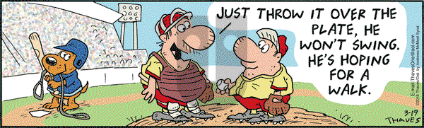 Frank and Ernest on Monday March 19, 2018 Comic Strip