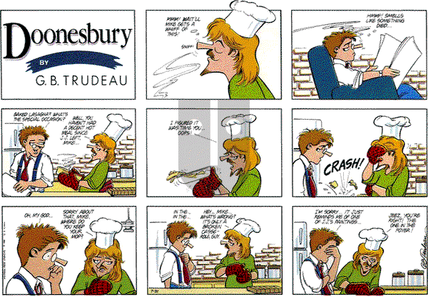 Doonesbury on Sunday July 31, 1988 Comic Strip