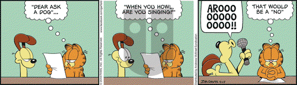 Garfield on Wednesday April 17, 2019 Comic Strip