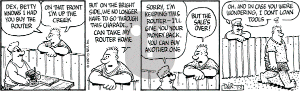Betty on Wednesday July 2, 1997 Comic Strip