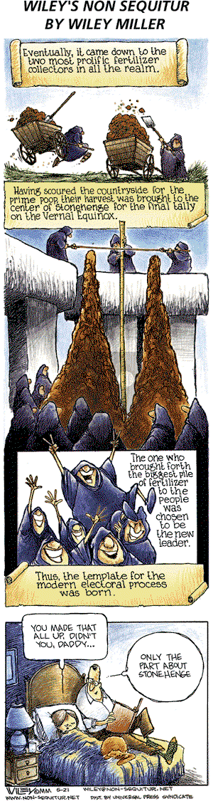 Non Sequitur on Wednesday June 7, 2000 Comic Strip
