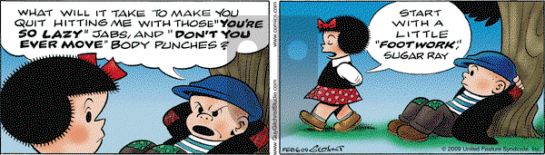 Nancy on Friday February 6, 2009 Comic Strip
