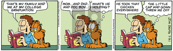 Garfield on Friday July 31, 2009 Comic Strip
