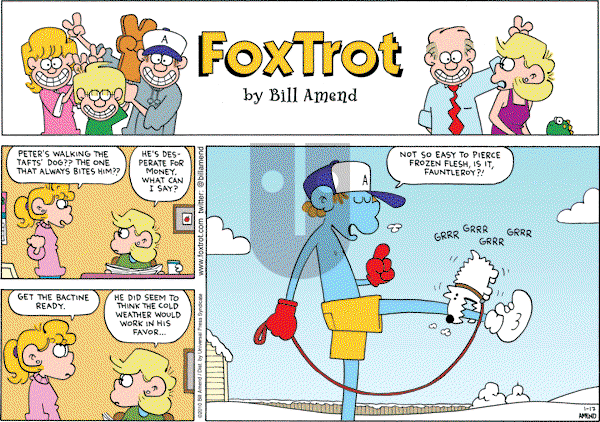 FoxTrot on Sunday January 17, 2010 Comic Strip