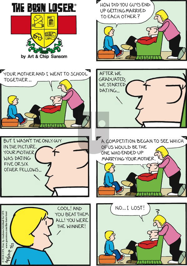 The Born Loser on Sunday September 23, 2018 Comic Strip