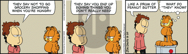 Garfield on Tuesday September 20, 2016 Comic Strip