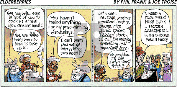 The Elderberries on Sunday October 30, 2005 Comic Strip