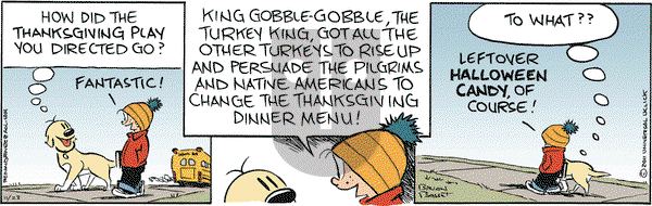 Red and Rover on Wednesday November 23, 2011 Comic Strip