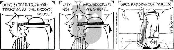 The Born Loser on Monday October 31, 2005 Comic Strip