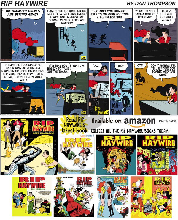 Rip Haywire on Sunday July 7, 2019 Comic Strip