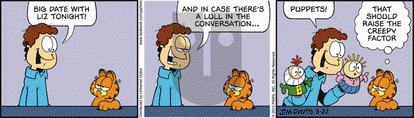 Garfield on Friday March 22, 2013 Comic Strip