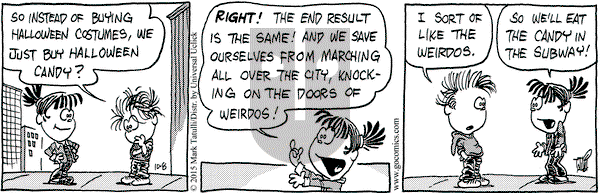 Heart of the City - Thursday October 8, 2015 Comic Strip