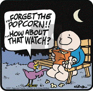 Ziggy on Monday March 29, 2021 Comic Strip