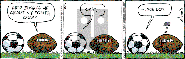 Cleats on Tuesday February 7, 2006 Comic Strip