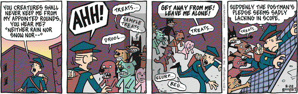 Pooch Cafe on Friday August 22, 2014 Comic Strip