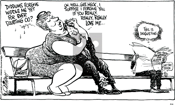 Pat Oliphant - Tuesday August 4, 1987 Comic Strip