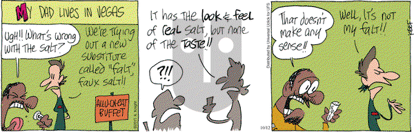 The Knight Life on Monday October 12, 2015 Comic Strip