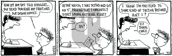 The Duplex on Saturday May 9, 1998 Comic Strip