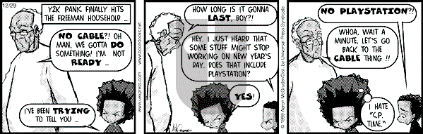 The Boondocks on Wednesday August 1, 2007 Comic Strip