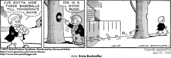 Nancy Classics on Thursday April 27, 2017 Comic Strip