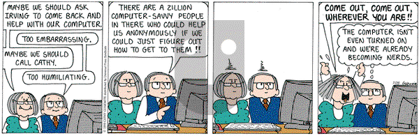 Cathy Classics on Wednesday July 28, 2004 Comic Strip