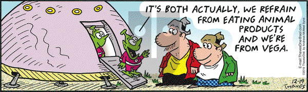 Frank and Ernest on Thursday December 19, 2019 Comic Strip