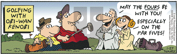 Frank and Ernest on Tuesday January 27, 2009 Comic Strip