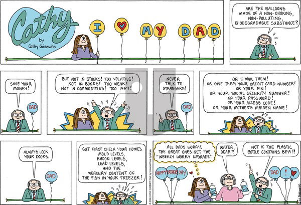 Cathy Classics on Sunday June 15, 2008 Comic Strip