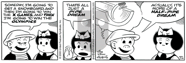 Nancy on Thursday March 9, 2006 Comic Strip
