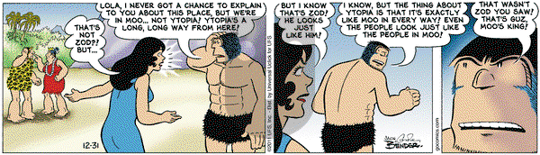 Alley Oop on Saturday December 31, 2011 Comic Strip
