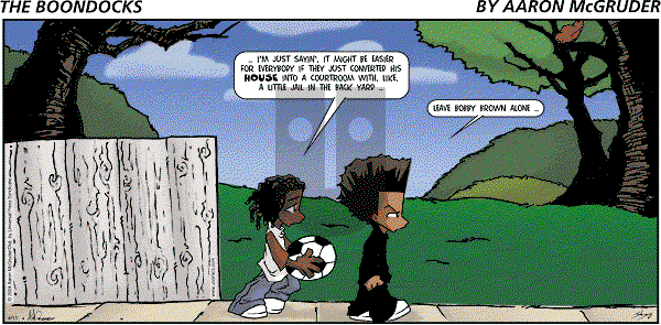 The Boondocks on Sunday November 13, 2011 Comic Strip