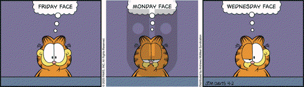 Garfield on Wednesday April 2, 2025 Comic Strip