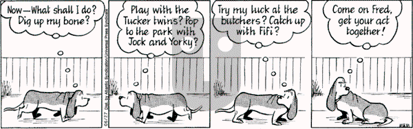 Fred Basset on Tuesday June 27, 2006 Comic Strip