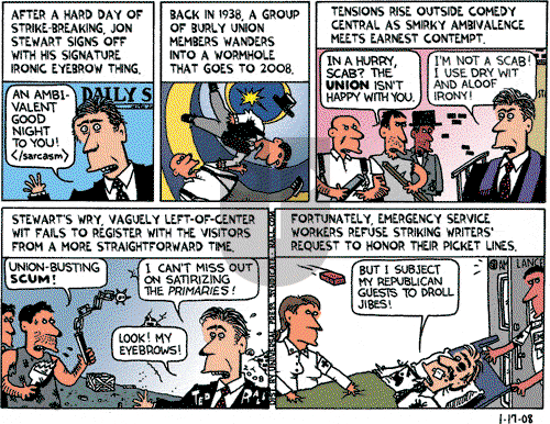 Ted Rall on Thursday January 17, 2008 Comic Strip