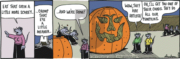 Overboard on Tuesday October 28, 2014 Comic Strip
