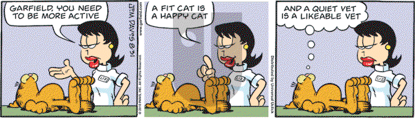 Garfield - Tuesday August 31, 2010 Comic Strip