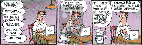 Monty on Friday February 5, 2021 Comic Strip